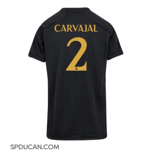 Zenski Nogometni Dres Real Madrid Daniel Carvajal #2 Rezervni 2023-24 Kratak Rukav
